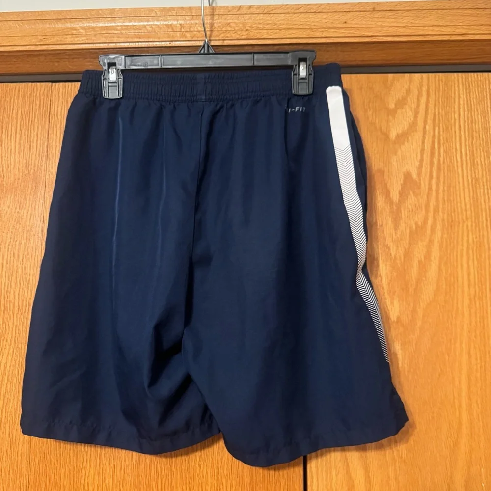 Nike men’s dry 9inch tennis shorts- thunder blue/white - Picture 7 of 9